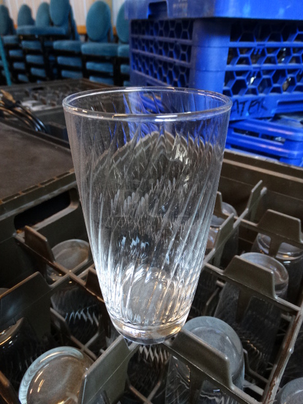 25 Beverage Glasses in Dish Caddy. 3x3x6. 25 Times Your Bid! - Image 2 of 3