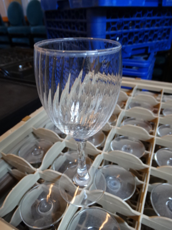 35 Wine Glasses in Dish Caddy. 2.5x2.5x6.5. 35 Times Your Bid! - Image 2 of 3