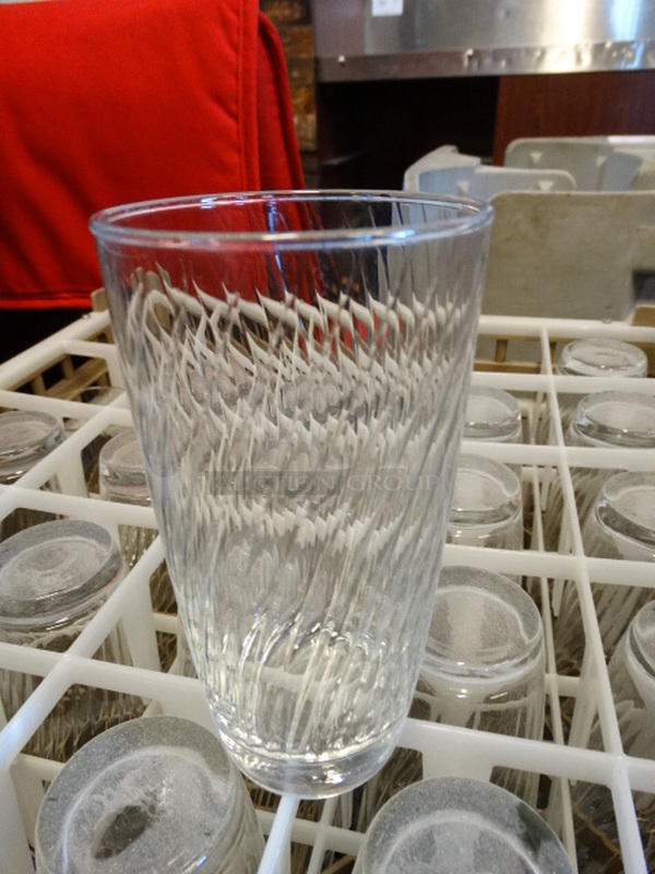 21 Beverage Glasses in Dish Caddy. 20: 3.5x3.5x6, 1: 3x3x5. 21 Times Your Bid! - Image 2 of 3