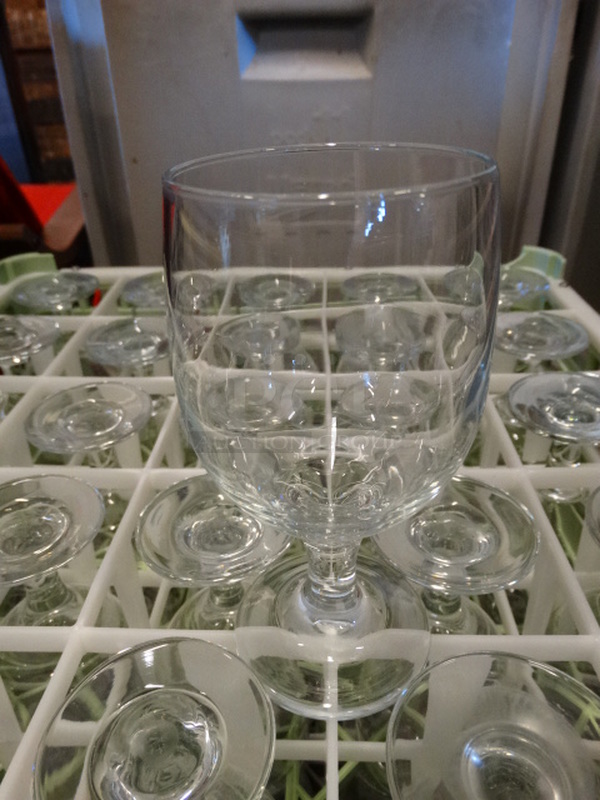 25 Wine Glasses in Dish Caddy. 2.5x2.5x6. 25 Times Your Bid!