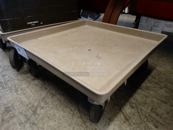 Poly Dish Caddy Dolly on Commercial Casters. 21.5x21.5x9 - Image 2 of 3