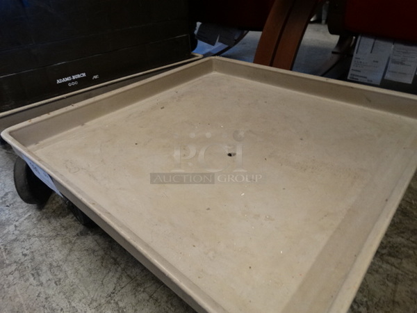 Poly Dish Caddy Dolly on Commercial Casters. 21.5x21.5x9 - Image 3 of 3