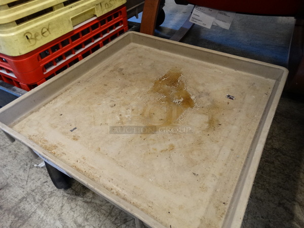 Poly Dish Caddy Dolly on Commercial Casters. 21.5x21.5x9 - Image 3 of 3
