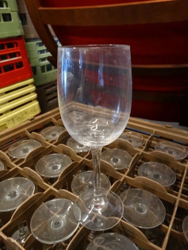 25 Wine Glasses in Dish Caddy. 3x3x8. 25 Times Your Bid!