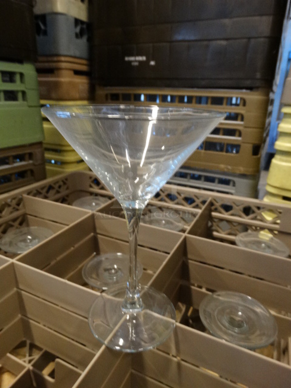 8 Martini Glasses in Dish Caddy. 5x5x7. 8 Times Your Bid! - Image 2 of 2