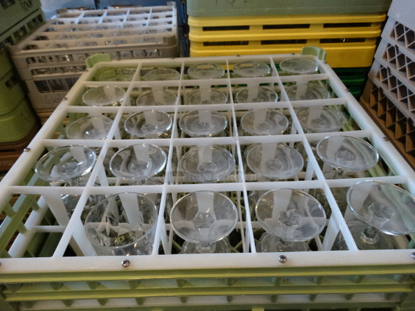 24 Goblet Wine Glasses in Dish Caddy. 3x3x5.5. 24 Times Your Bid! - Image 2 of 2