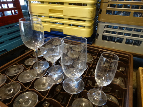 34 Various Wine Glasses in Dish Caddy. Includes 3x3x8. 34 Times Your Bid! - Image 2 of 3