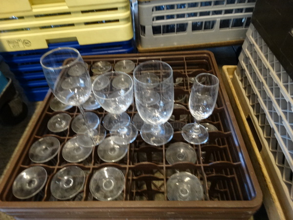 34 Various Wine Glasses in Dish Caddy. Includes 3x3x8. 34 Times Your Bid! - Image 3 of 3