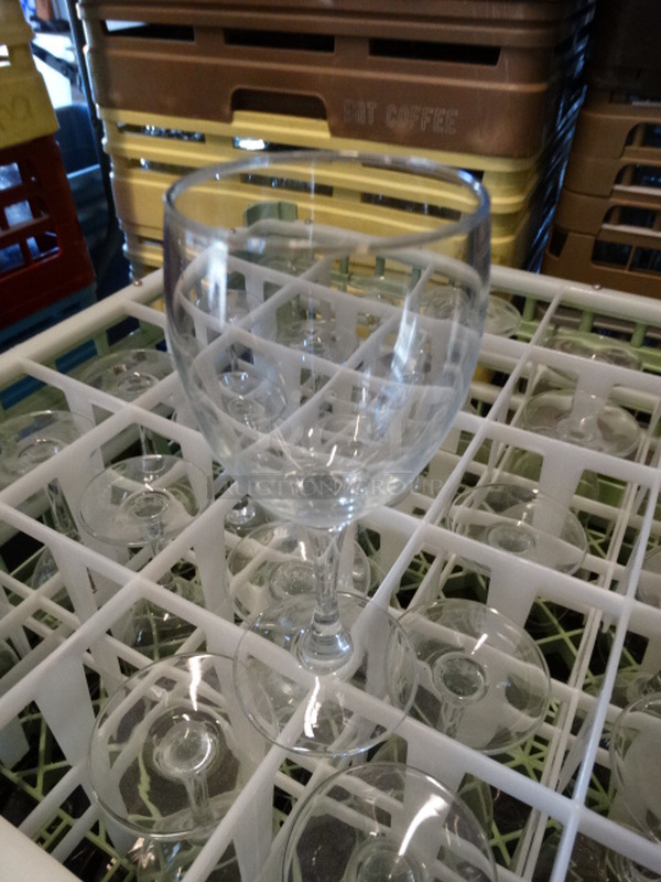25 Various Wine Glasses in Dish Caddy. 3x3x7. 25 Times Your Bid! - Image 2 of 2