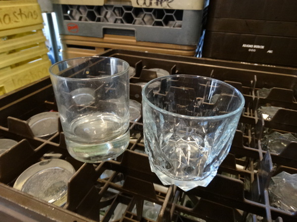 18 Various Rocks Glasses in Dish Caddy. Includes 3x3x4. 18 Times Your Bid! - Image 2 of 2