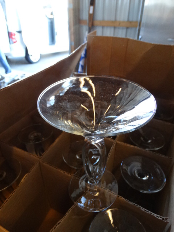 24 BRAND NEW IN BOX! Various Martini Glasses. 5x5x7. 24 Times Your Bid! - Image 2 of 2