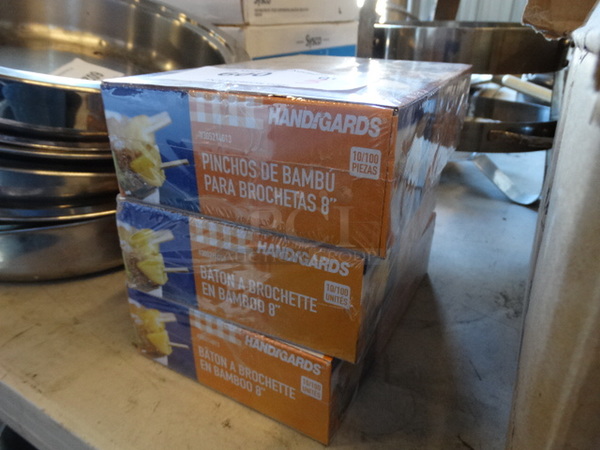 3 Boxes of Handigards Bamboo Skewers. 3 Times Your Bid! - Image 2 of 3
