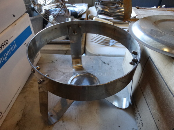 2 Metal Chafing Dish Frames. 13x11x8, 10x10x8. 2 Times Your Bid! - Image 3 of 3