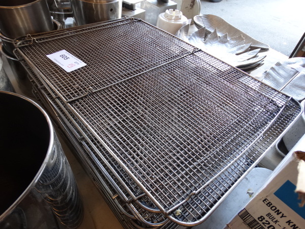 13 Metal Cooling Racks. 24.5x16.5x1. 13 Times Your Bid!