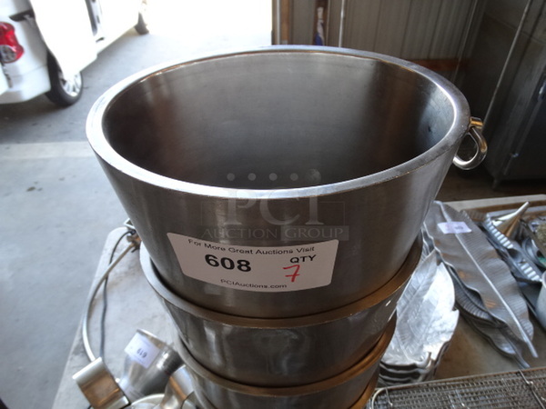 7 Stainless Steel Bins. 10x7.5x7. 7 Times Your Bid! - Image 2 of 3