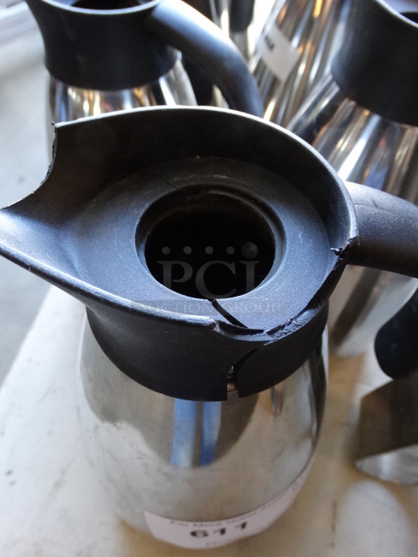 7 Stainless Steel Urns. 6x5x10. 7 Times Your Bid! - Image 3 of 3
