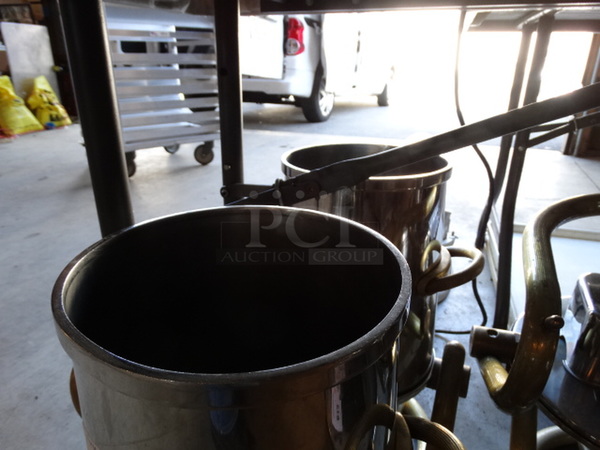 2 Metal Beverage Holder Dispenser on Stand. 12.5x11x19. 2 Times Your Bid! - Image 3 of 3