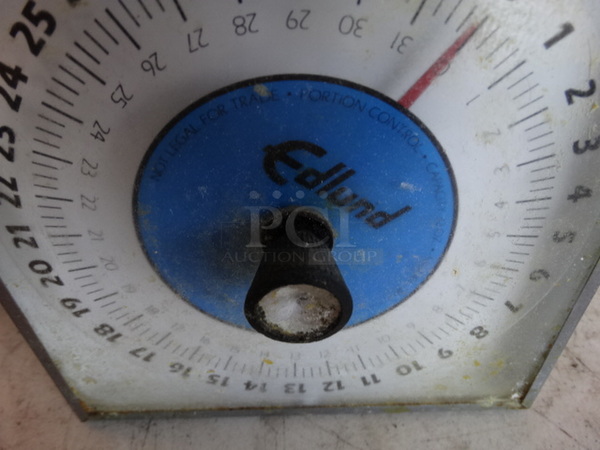 Edlund Metal Countertop Food Portioning Scale. 6.5x6.5x8.5 - Image 3 of 3