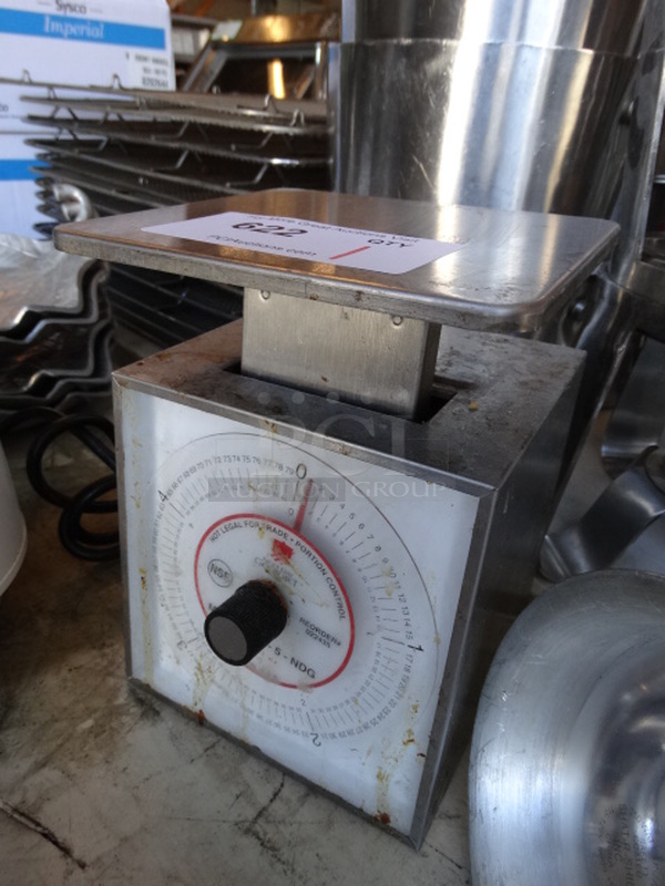 Metal Countertop Food Portioning Scale. 6.5x6.5x8.5 - Image 2 of 3