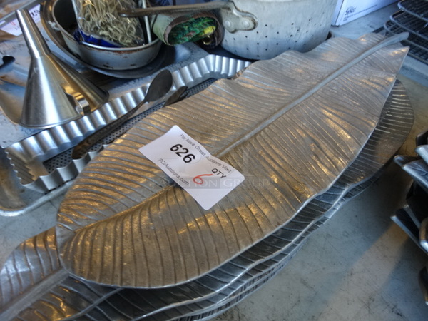 6 Metal Leaf Trays. 24x8x1. 6 Times Your Bid! - Image 2 of 3