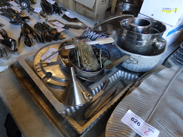 All One Money! Lot of Various Metal Items on Pan! - Image 2 of 3