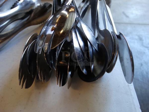 11 Metal Tongs. 11". 11 Times Your Bid! - Image 2 of 2