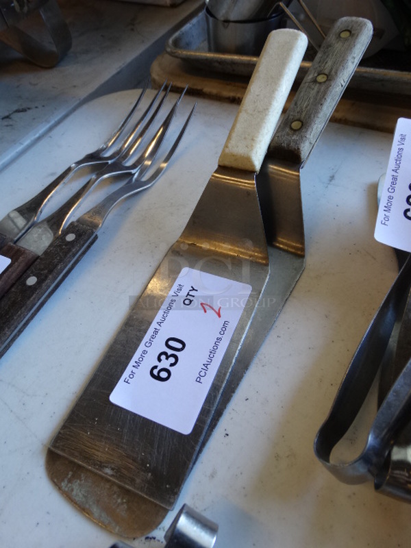 2 Metal Spatulas. 13", 14". 2 Times Your Bid! - Image 1 of 2