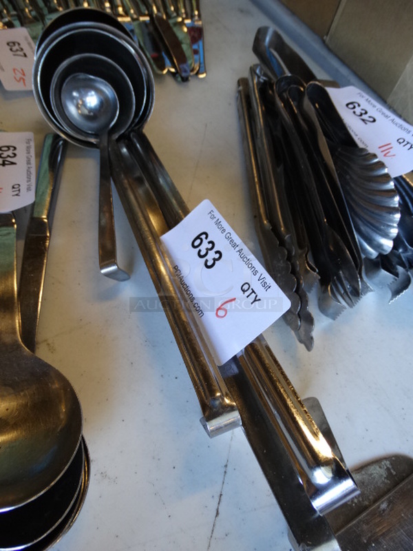 6 Various Metal Ladles. Includes 12-15