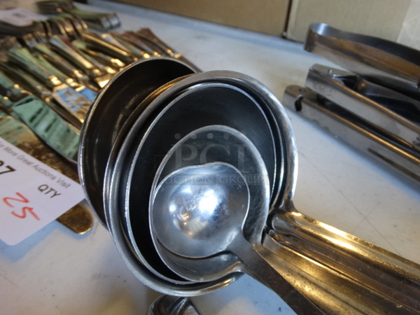 6 Various Metal Ladles. Includes 12-15". 6 Times Your Bid! - Image 2 of 2