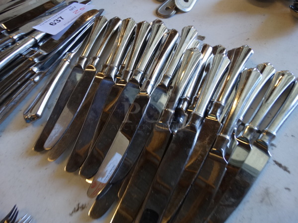 25 Metal Knives. 9.5". 25 Times Your Bid! - Image 2 of 4