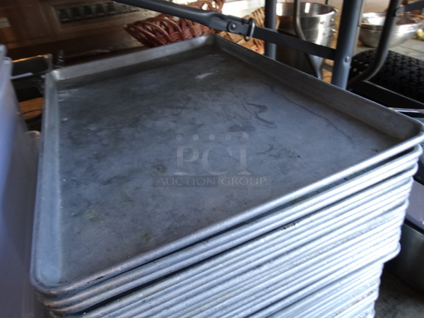 10 Metal Full Size Baking Pans. 18x26x1. 10 Times Your Bid! - Image 2 of 2