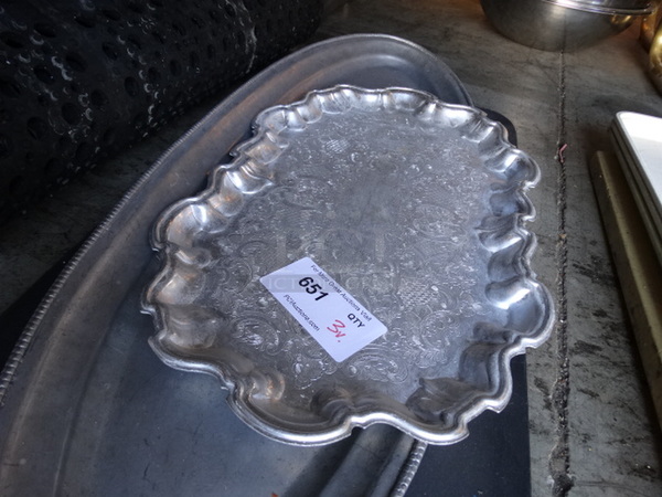 3 Various Metal Trays. Includes 21x12x1. 3 Times Your Bid! - Image 3 of 3