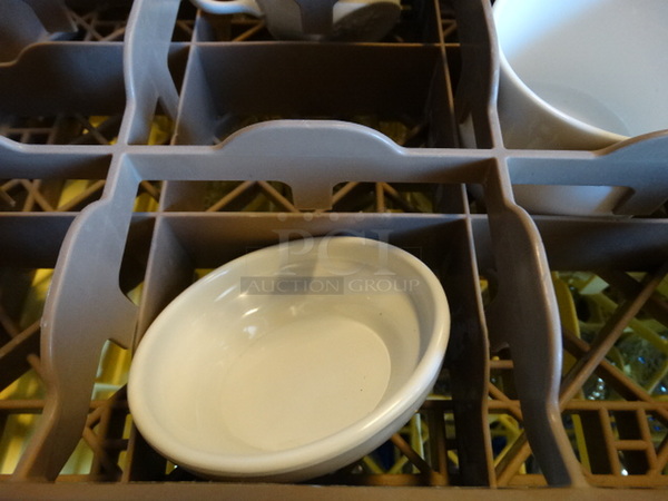 7 Various Items; 6 White Ceramic Mugs and 1 Poly Bowl in Dish Caddy. 7 Times Your Bid! - Image 4 of 4