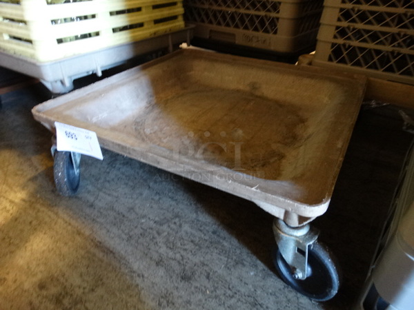 Poly Dish Caddy Dolly on Commercial Casters. 21.5x21.5x7 - Image 2 of 2