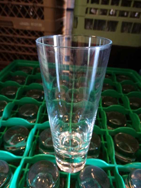 33 Beverage Glasses in Dish Caddy. 2.75x2.75x7. 33 Times Your Bid! - Image 1 of 3