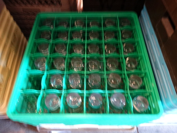 33 Beverage Glasses in Dish Caddy. 2.75x2.75x7. 33 Times Your Bid! - Image 3 of 3
