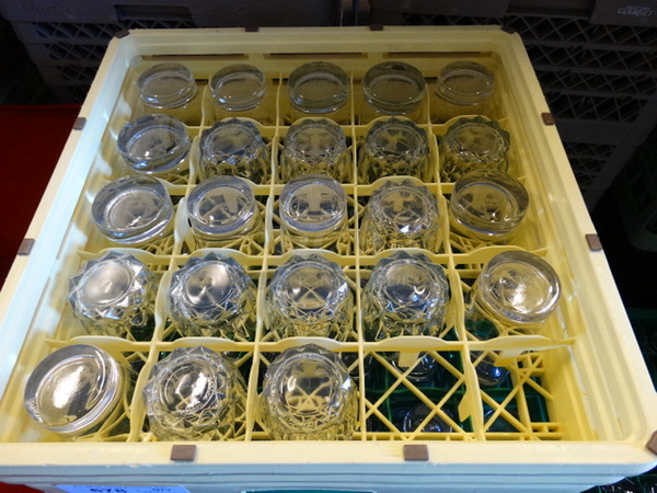 22 Various Rocks Glasses in Dish Caddy. Includes 3.5x3.5x3.5. 22 Times Your Bid! - Image 2 of 3