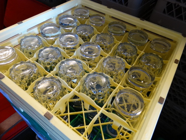 22 Various Rocks Glasses in Dish Caddy. Includes 3.5x3.5x3.5. 22 Times Your Bid! - Image 3 of 3