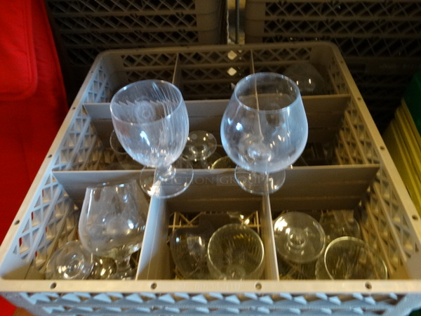 20 Wine Glasses in Dish Caddy. Includes 4x4x5.5. 20 Times Your Bid! - Image 2 of 3