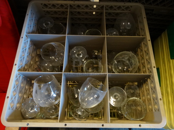 20 Wine Glasses in Dish Caddy. Includes 4x4x5.5. 20 Times Your Bid! - Image 3 of 3
