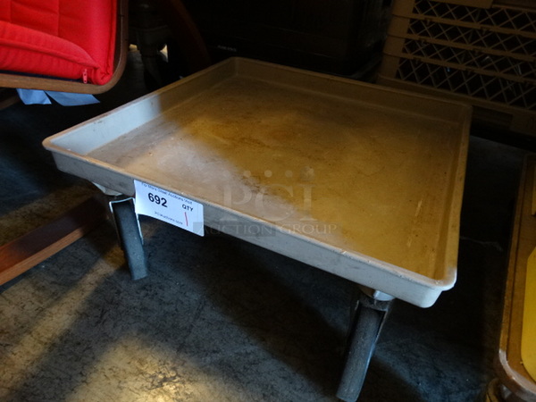 Poly Dish Caddy Dolly on Commercial Casters. 21.5x21.5x7 - Image 2 of 2
