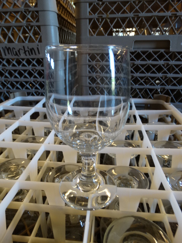 25 Wine Glasses in Dish Caddy. 3x3x6. 25 Times Your Bid!