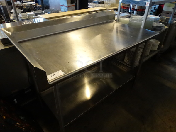 Stainless Steel Commercial Table w/ Stainless Steel Undershelf. 60x30x42 - Image 4 of 4