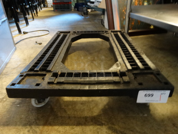 Black Poly Dolly on Commercial Casters. 22x30x5.5 - Image 1 of 2