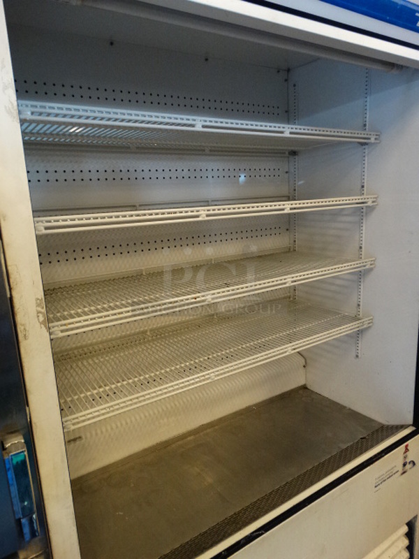 GREAT! 2005 True Model TAC-48 Commercial Floor Style Open Grab N Go Merchandiser w/ Poly Coated Racks. 208/230 Volts, 1 Phase. 48x35x81 - Image 3 of 5