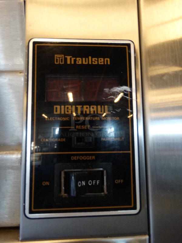 AMAZING! Traulsen Model AHT232DUT Stainless Steel Commercial 4 Half Size Door Reach In Cooler. 115 Volts, 1 Phase. 47x35x84. Tested and Working! - Image 7 of 7