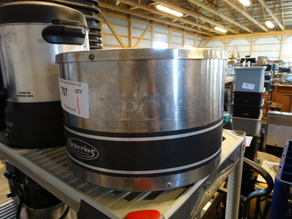 American Permanent Ware Model RW-2V Stainless Steel Commercial Countertop Soup Kettle Food Warmer. 120 Volts, 1 Phase. 12.5x12.5x9. Tested and Working! - Image 2 of 4