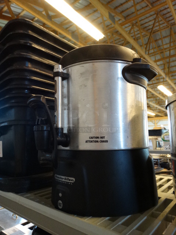 Proctor Silex Chrome Finish Beverage Dispenser. 10x11x14 - Image 2 of 3