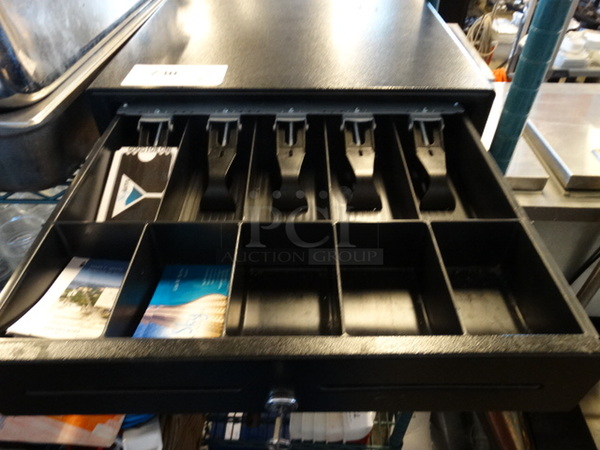 Black Metal Cash Drawer. 16x16x4 - Image 3 of 4