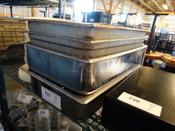 4 Stainless Steel Full Size Drop In Bins. 1/1x4. 4 Times Your Bid! - Image 2 of 2